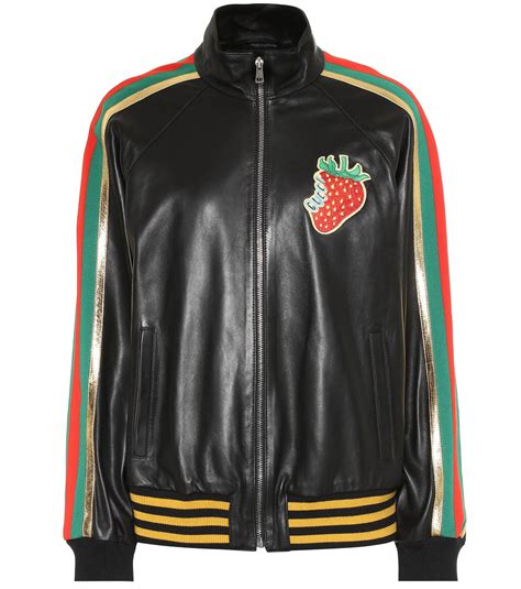 gucci womens leather jackets|gucci original leather jacket.